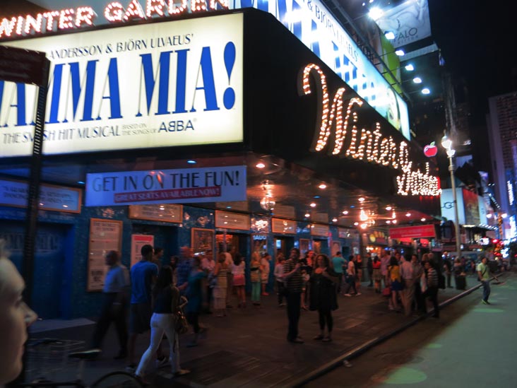 Winter Garden Theatre, 1634 Broadway, Times Square, Midtown Manhattan, August 18, 2012
