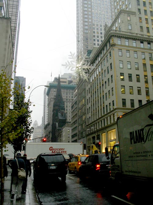 UNICEF Snowflake, Fifth Avenue and 57th Street, Midtown Manhattan, November 26, 2007