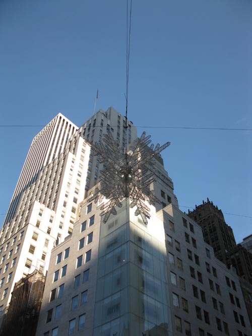UNICEF Snowflake, Fifth Avenue and 57th Street, Midtown Manhattan, December 3, 2011