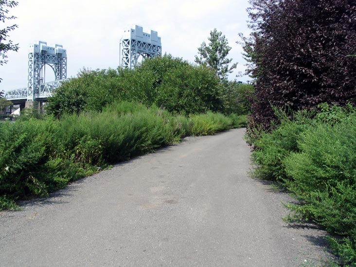 Randall's Island Path, Triborough Bridge Manhattan Span Towers in Distance