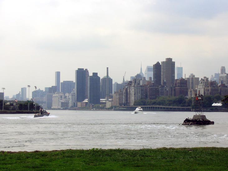 Manhattan Skyline From Ward's Island Southern Tip