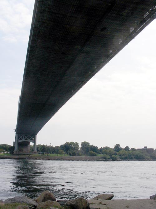 Under the Triborough Bridge, East River, Ward's Island