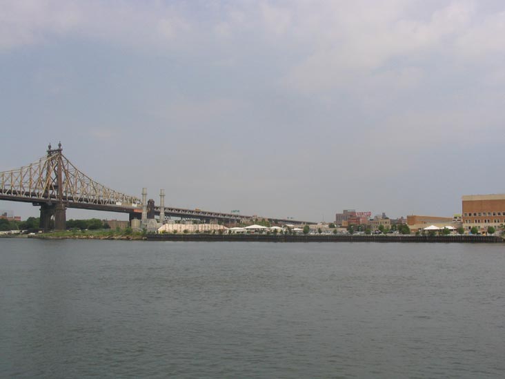 Queensboro Bridge From Roosevelt Island, June 16, 2004