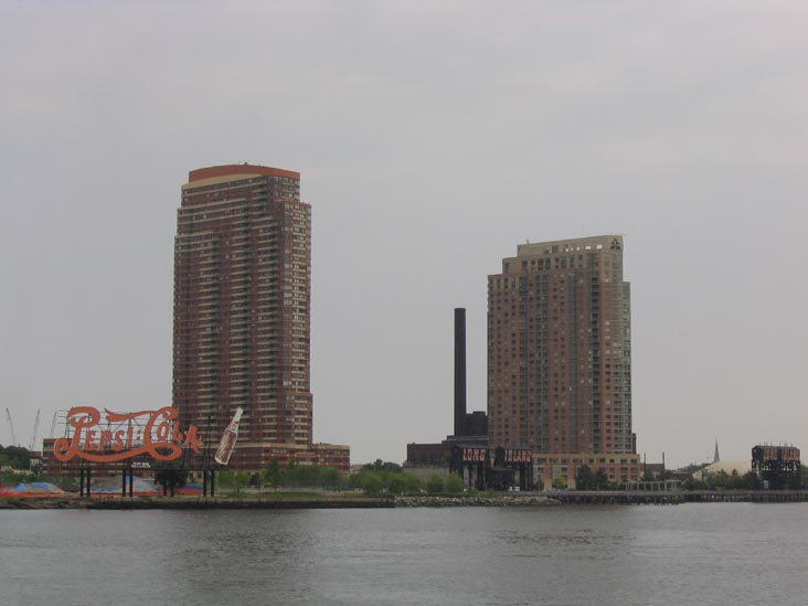 Hunters Point, Queens From Roosevelt Island, June 16, 2004