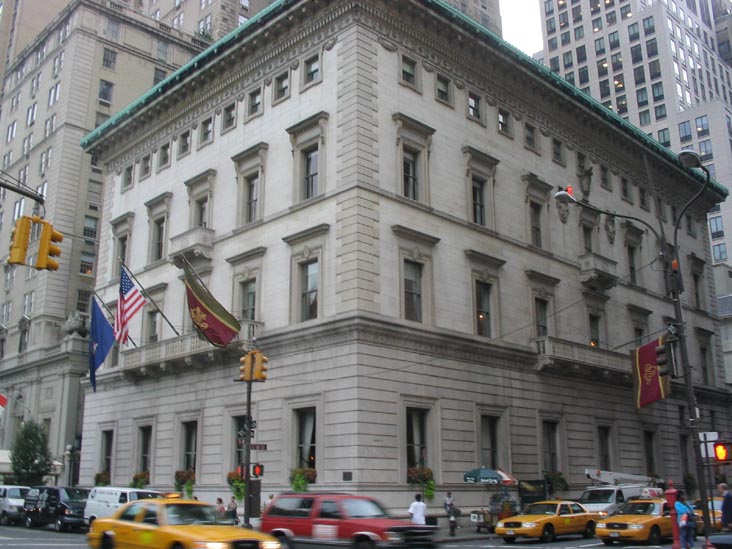 Metropolitan Club, Fifth Avenue and 60th Street, NE Corner, Upper East Side, Manhattan