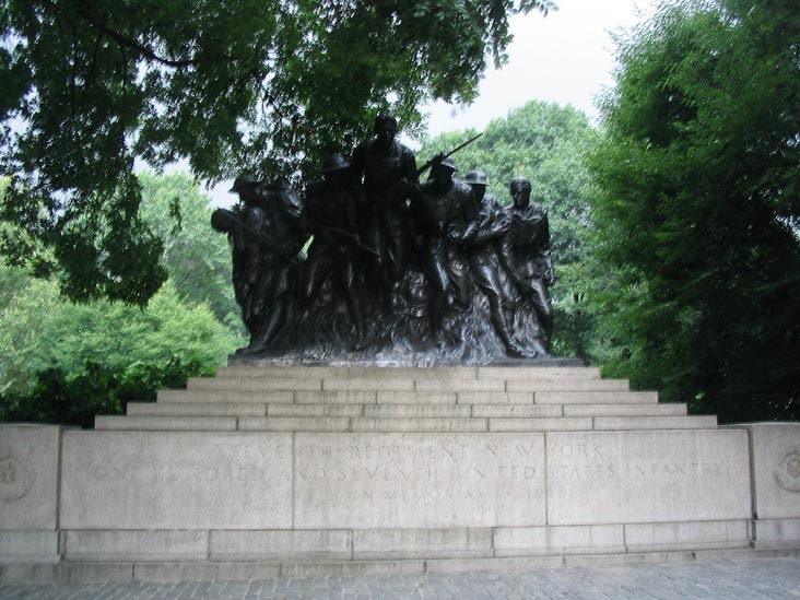 107th Infantry Memorial, Fifth Avenue at 67th Street, Upper East Side, Manhattan