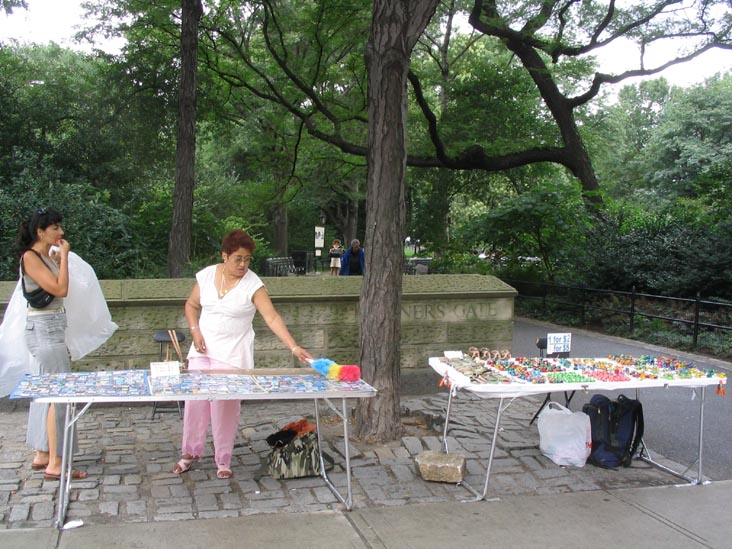 Vendors Outside Of Central Park On Fifth Avenue Near 79th Street, Upper East Side, Manhattan