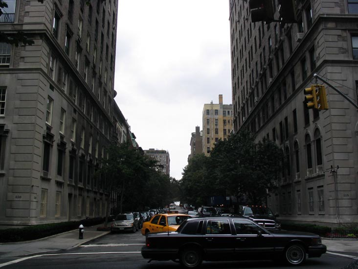 Looking East Down 93rd Street from Fifth Avenue, Upper East Side, Manhattan