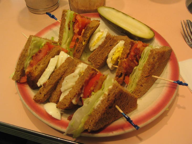 Bacon, Tomato and Hard-Boiled Egg Sandwich, Lexington Candy Shop, 1226 Lexington Avenue, Upper East Side, Manhattan