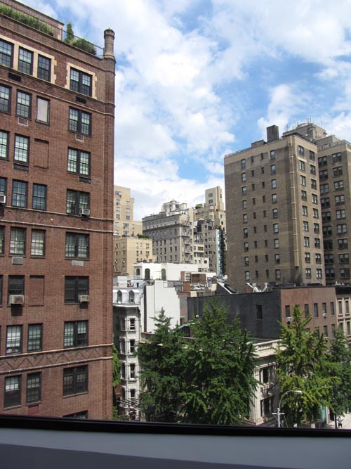 View From Whitney Museum of American Art, 945 Madison Avenue at 75th Street, Upper East Side, Manhattan, July 17, 2014