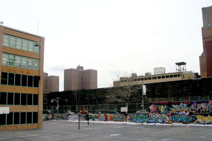 Graffiti Hall of Fame, 106th Street and Park Avenue, East Harlem, Manhattan