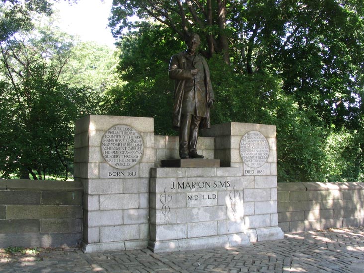 J. Marion Sims Monument, Fifth Avenue Near 103rd Street, Upper Manhattan