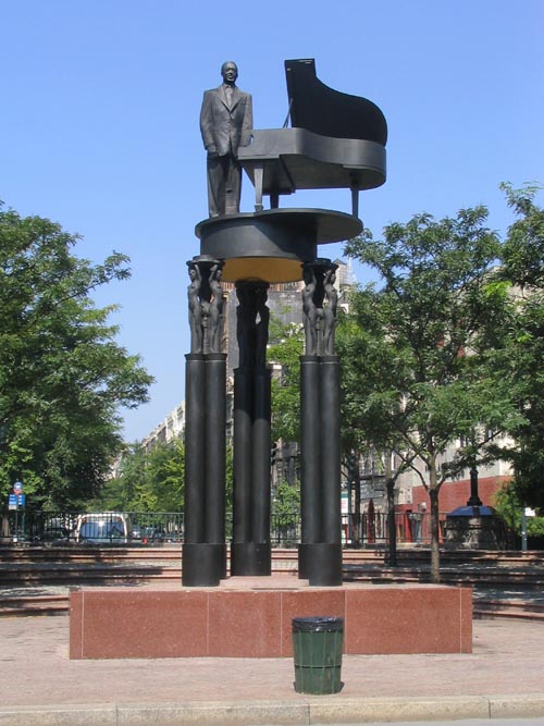 Duke Ellington Statue, Fifth Avenue at 110th Street, Upper Manhattan