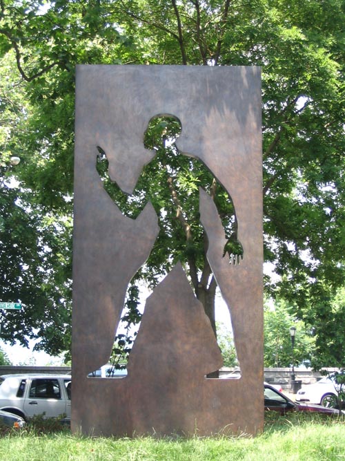 Invisible Man: A Memorial to Ralph Ellison, Riverside Drive at 150th Street, Manhattan