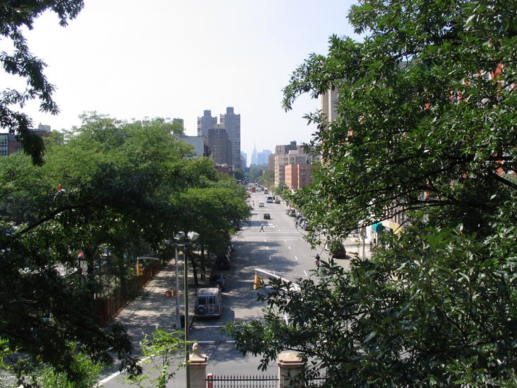 Looking South Down Fifth Avenue from Marcus Garvey Park, Harlem, Manhattan
