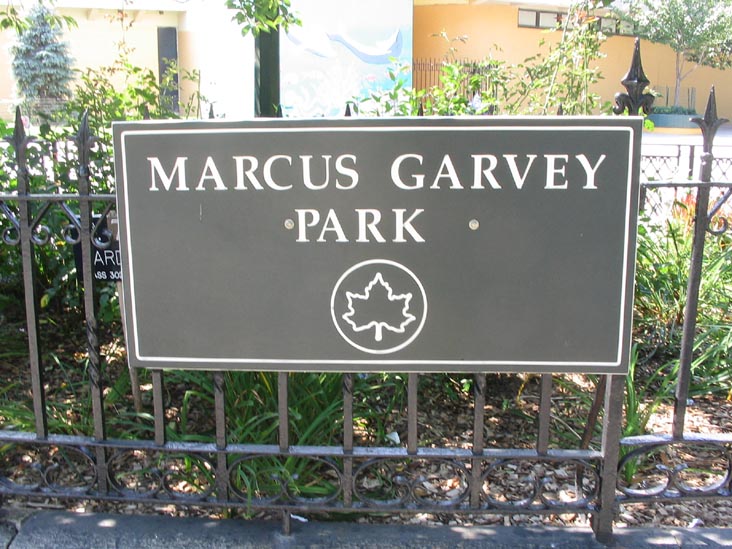 Marcus Garvey Park, 124th Street and Fifth Avenue Entrance, Harlem, Manhattan