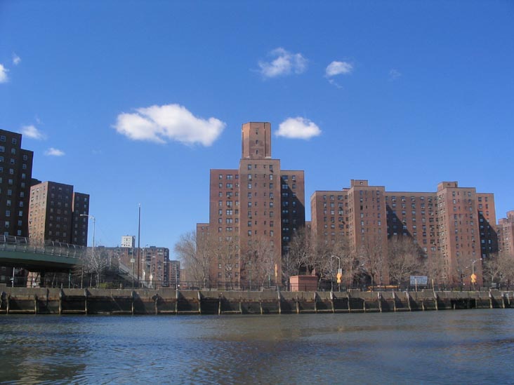 Riverton Houses From The Harlem River, New York