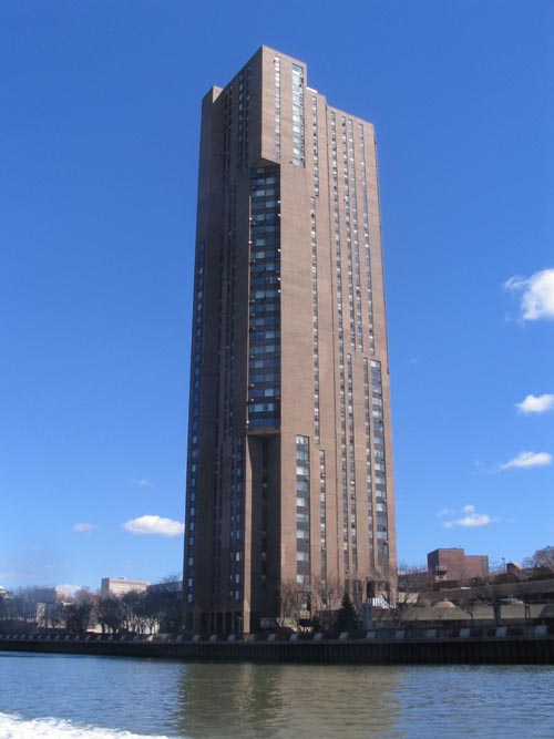 Harlem River Park Tower II From The Harlem River, New York