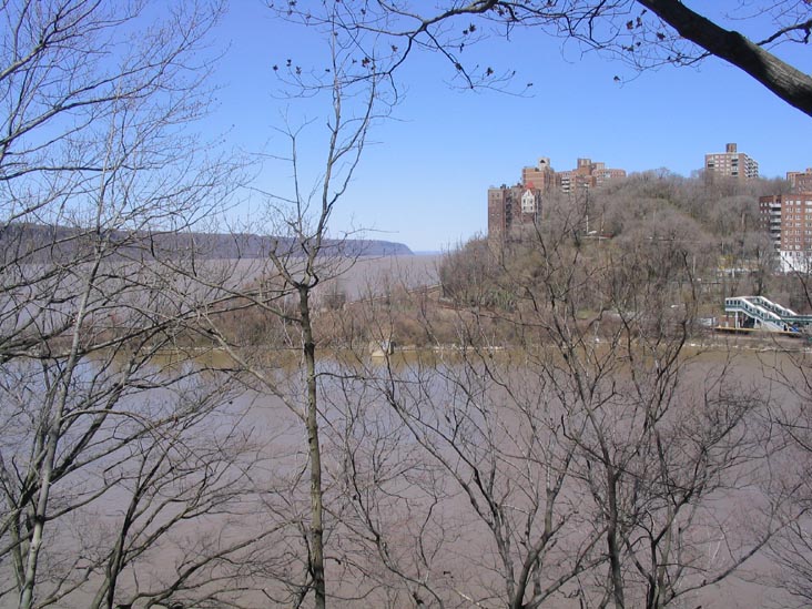Intersection of the Hudson River and the Harlem River Ship Canal from Inwood Hill Park, Inwood, Manhattan
