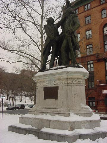 Washington and Lafayette Statue, Lafayette Square