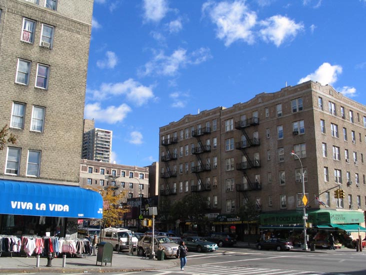 St. Nicholas Avenue and 175th Street, North Side of Intersection, Washington Heights, Manhattan