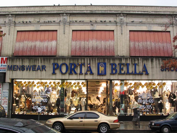 Porta Bella Menswear, 614 West 181st Street, Washington Heights, Manhattan