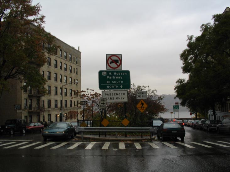 181st Street Looking West from Haven Avenue, Washington Heights, Manhattan