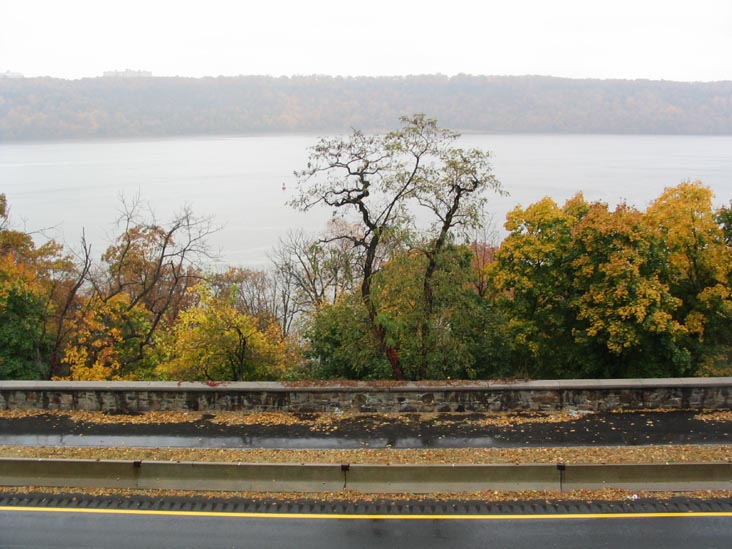 Henry Hudson Parkway, Hudson River, Palisades in New Jersey From Washington Heights, Manhattan
