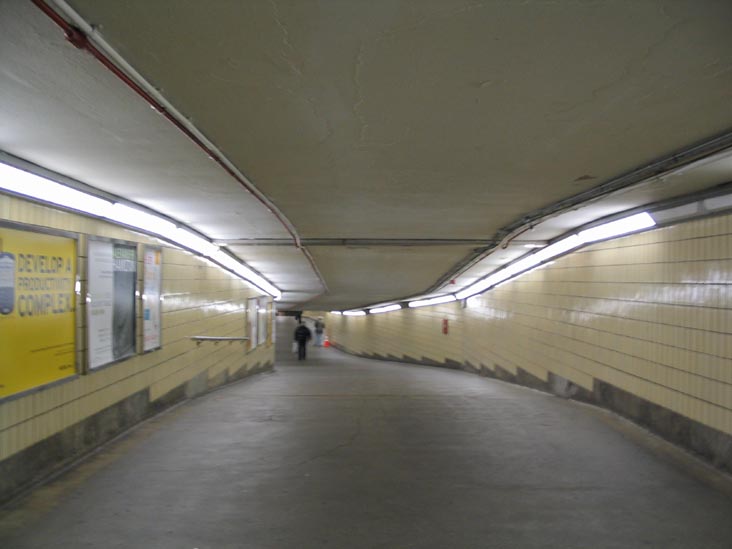 Tunnel to Subway from George Washington Bridge Bus Station, Washington Heights, Manhattan