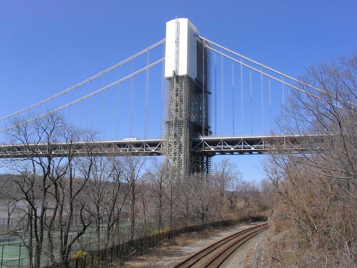 George Washington Bridge from Fort Washington Park, Upper Manhattan