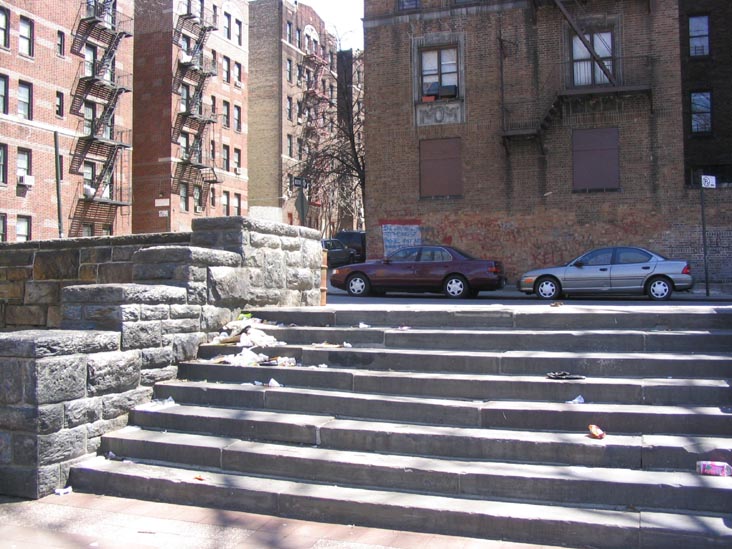 View Towards Wadsworth Terrace and 190th Street, Gorman Park, Washington Heights, Manhattan