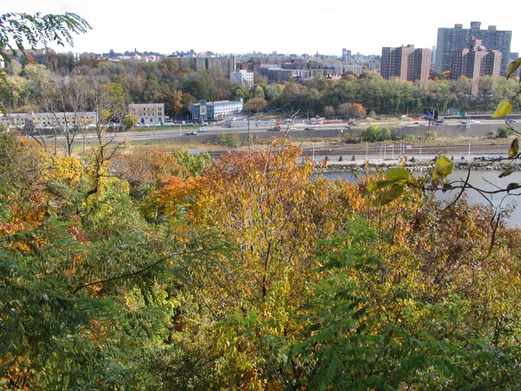 Harlem River and the Bronx from Highbridge Park, Washington Heights, Manhattan