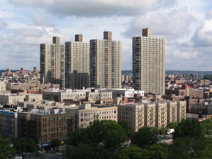 Bridge Apartments From Highbridge Water Tower, Highbridge Park, Washington Heights, Manhattan