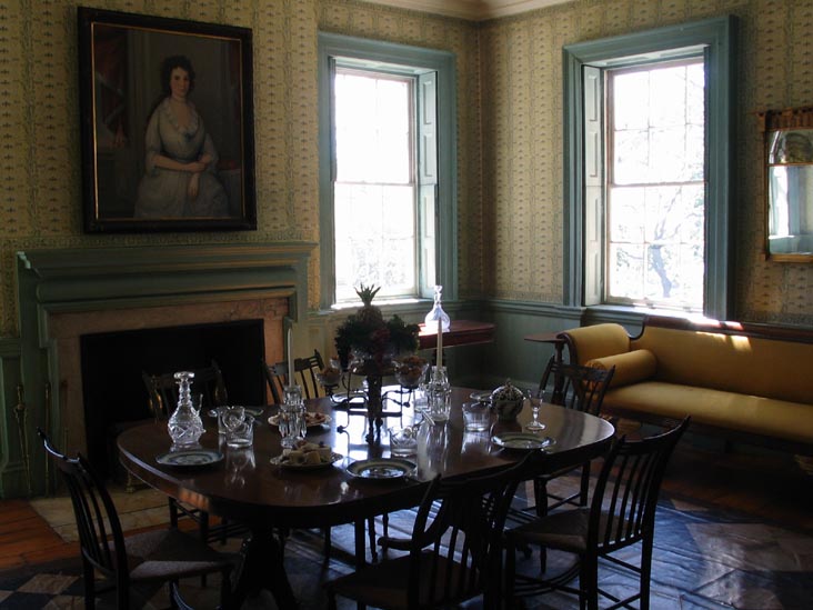 Dining Room, Morris-Jumel Mansion, Roger Morris Park, Washington Heights, Upper Manhattan