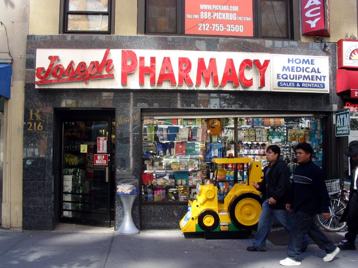 Joseph Pharmacy, 216 West 72nd Street, Upper West Side