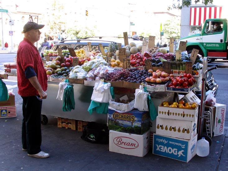 Fruitstand, Broadway and 79th Street, SE Corner, Upper West Side, Manhattan