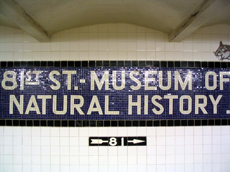 81st Street-Museum of Natural History Subway Station, Upper West Side, Manhattan, October 13, 2004