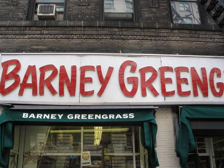 Barney Greengrass, 541 Amsterdam Avenue, Upper West Side, Manhattan
