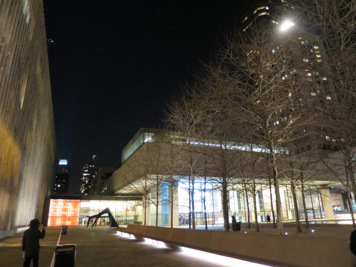 Hearst Plaza, Lincoln Center, Upper West Side, Manhattan, January 9, 2014