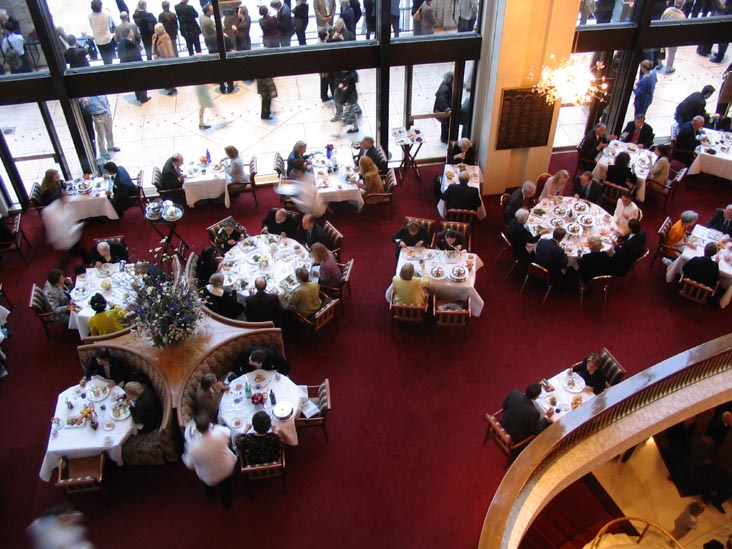 Intermission Dining, Metropolitan Opera House, Lincoln Center for the Performing Arts, Upper West Side, Manhattan, April 27, 2004