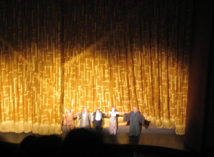 Curtain Call, Siegfried, Metropolitan Opera House, Lincoln Center for the Performing Arts, Upper West Side, Manhattan, April 29, 2004