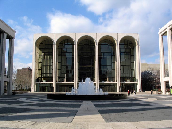 Metropolitan Opera House, Josie Robertson Plaza, Lincoln Center, Upper West Side, Manhattan