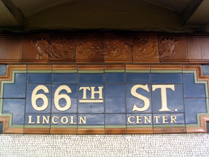 66th Street-Lincoln Center Subway Station, Upper West Side, Manhattan, October 13, 2004