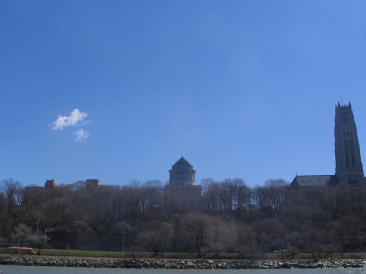 Grant's Tomb From The Riverside Park Waterfront, Manhattan