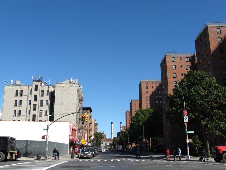 Avenue D Looking North From Houston Street, East Village, Manhattan, October 11, 2008