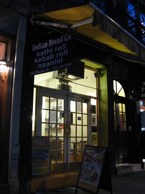 Indian Bread Co., 194 Bleecker Street, Greenwich Village, Manhattan