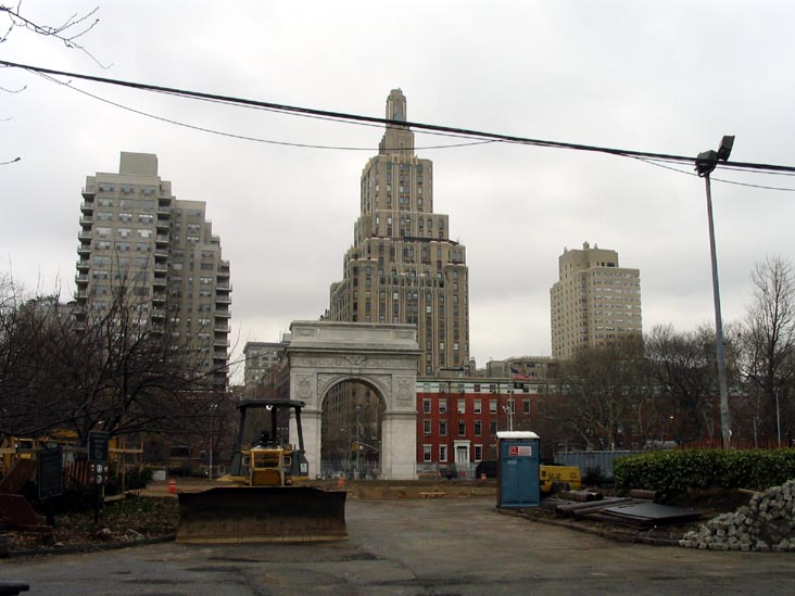 Washington Square Park, Greenwich Village, Manhattan, March 16, 2008