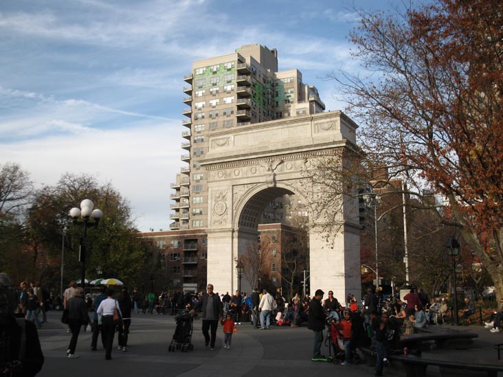 Washington Square Park, Greenwich Village, Manhattan, November 26, 2011