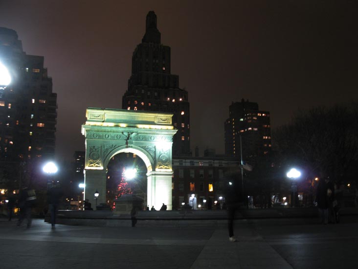Washington Square Park, Greenwich Village, Manhattan, December 9, 2011