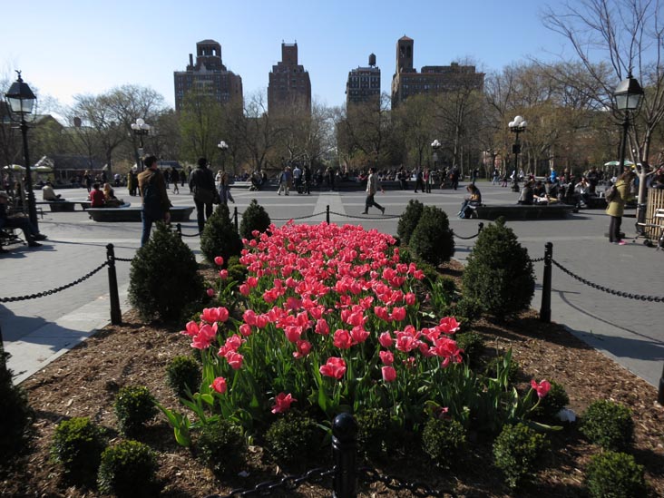 Washington Square Park, Greenwich Village, Manhattan, March 28, 2012